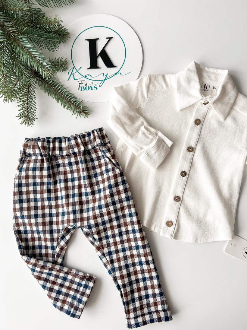 Spodnie granatowa grata Kaya