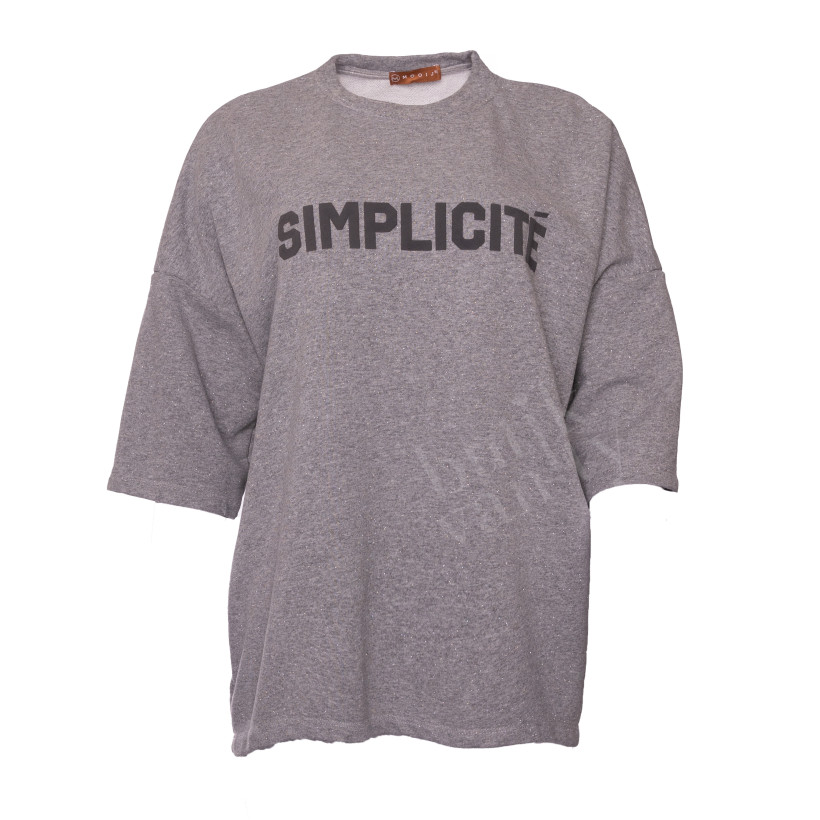 BLUZA SIMPLICITE POPIEL Z2090P