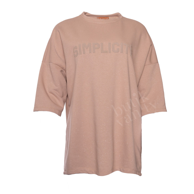 BLUZA SIMPLICITE BEŻ Z2090T