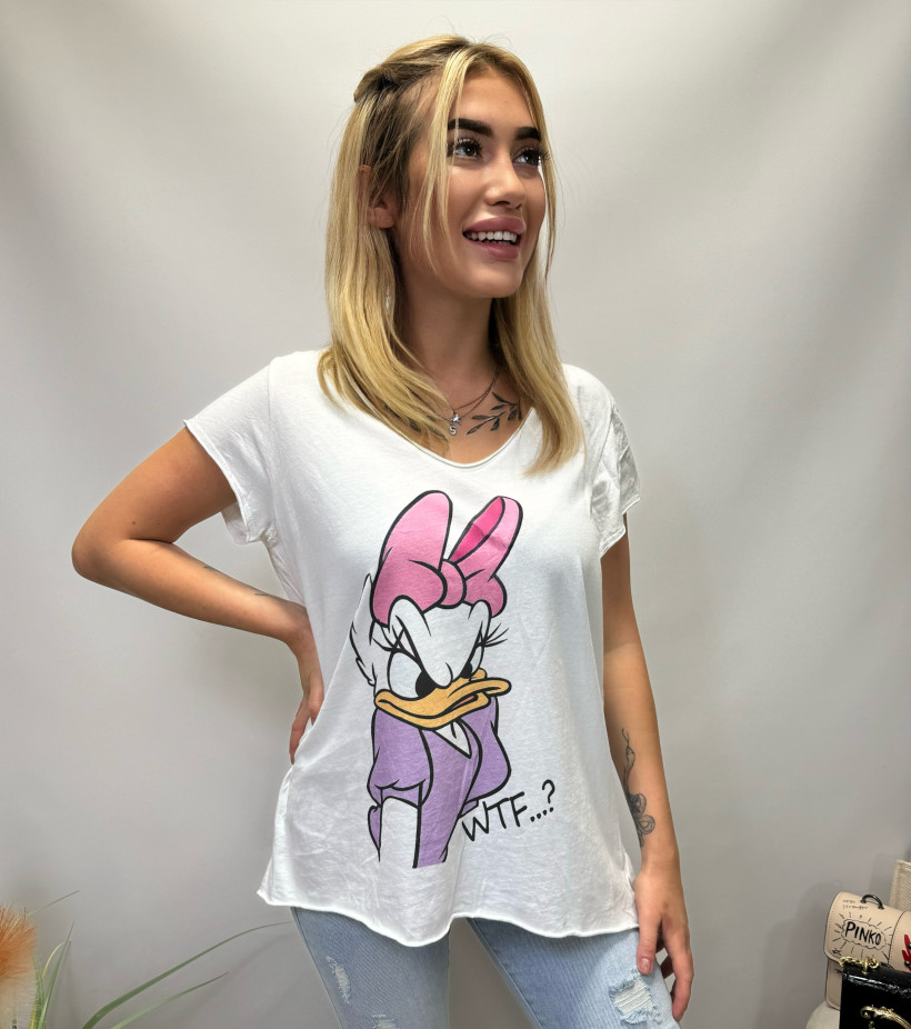 Biała bluzka daisy wtf 