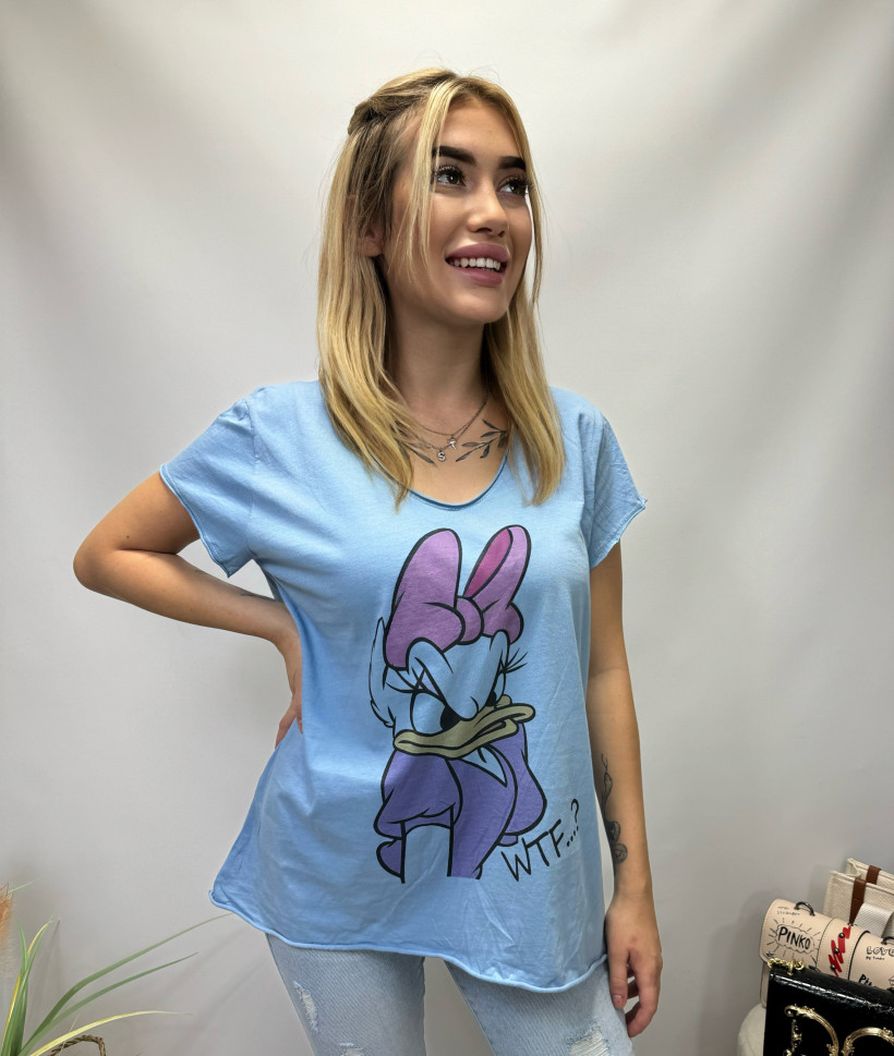 Błękitna bluzka daisy wtf 
