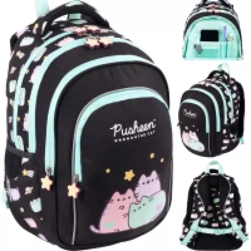 St.Majewski Plecak Szkolny BPL-58 Pusheen Pastel Black 663161