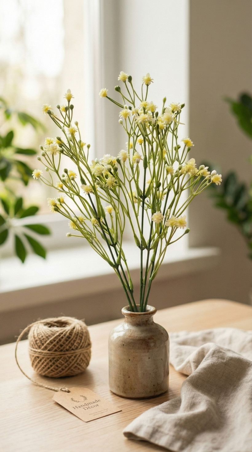 Bukiet Gipsówka 35cm ecru NW1502