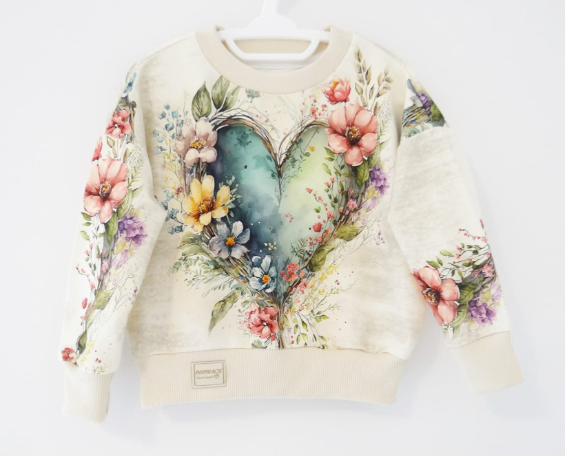 Bluza serce córka Inspiracja