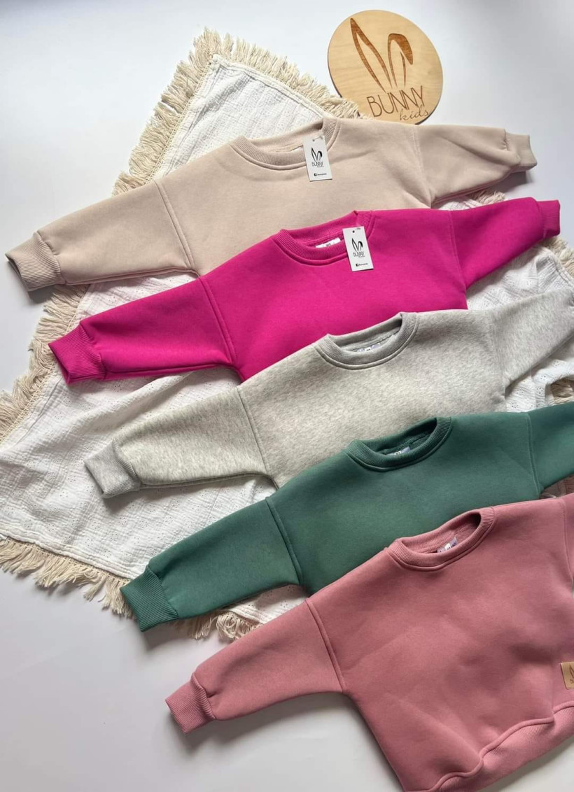 Dres Basic brudny róż Bunny Kids