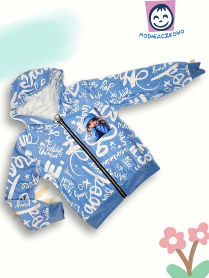 Bluza Welur Laleczka