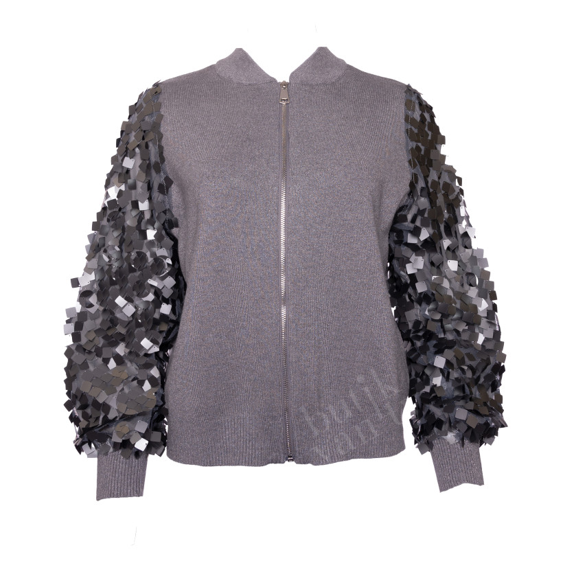 SWETER CEKINY GREY R.L/XL CD98937P