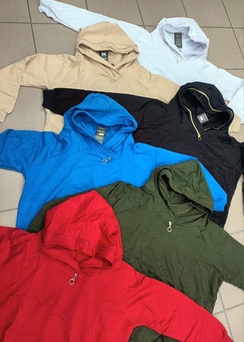 Bluza basic kaptur duo