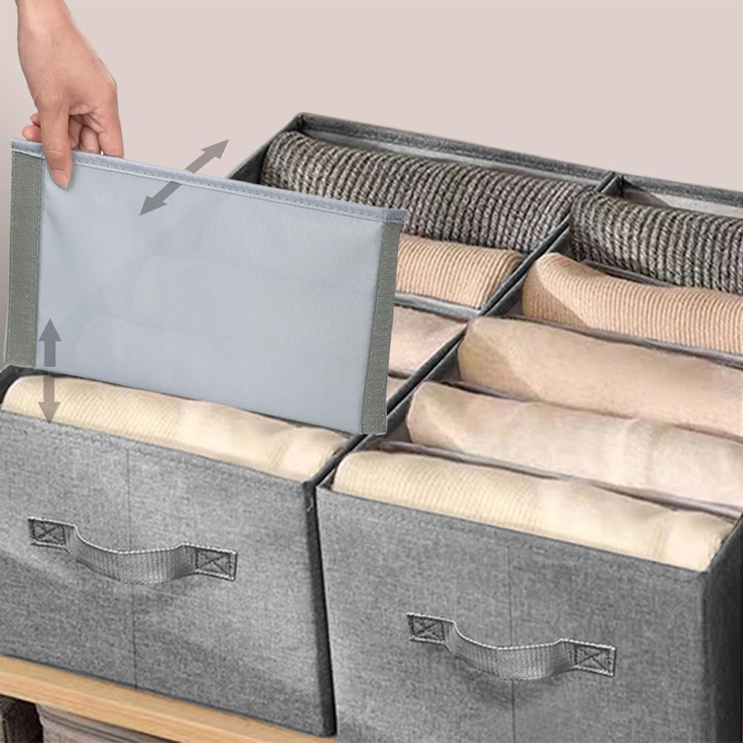 Organizery na ubrania Hersvin do szafy, 2 sztuki