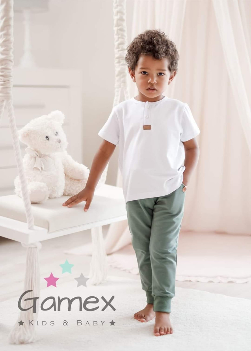 Spodnie basic Gamex oliwka