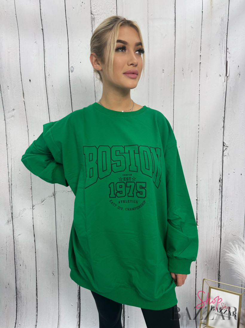 Zielona bluza Boston