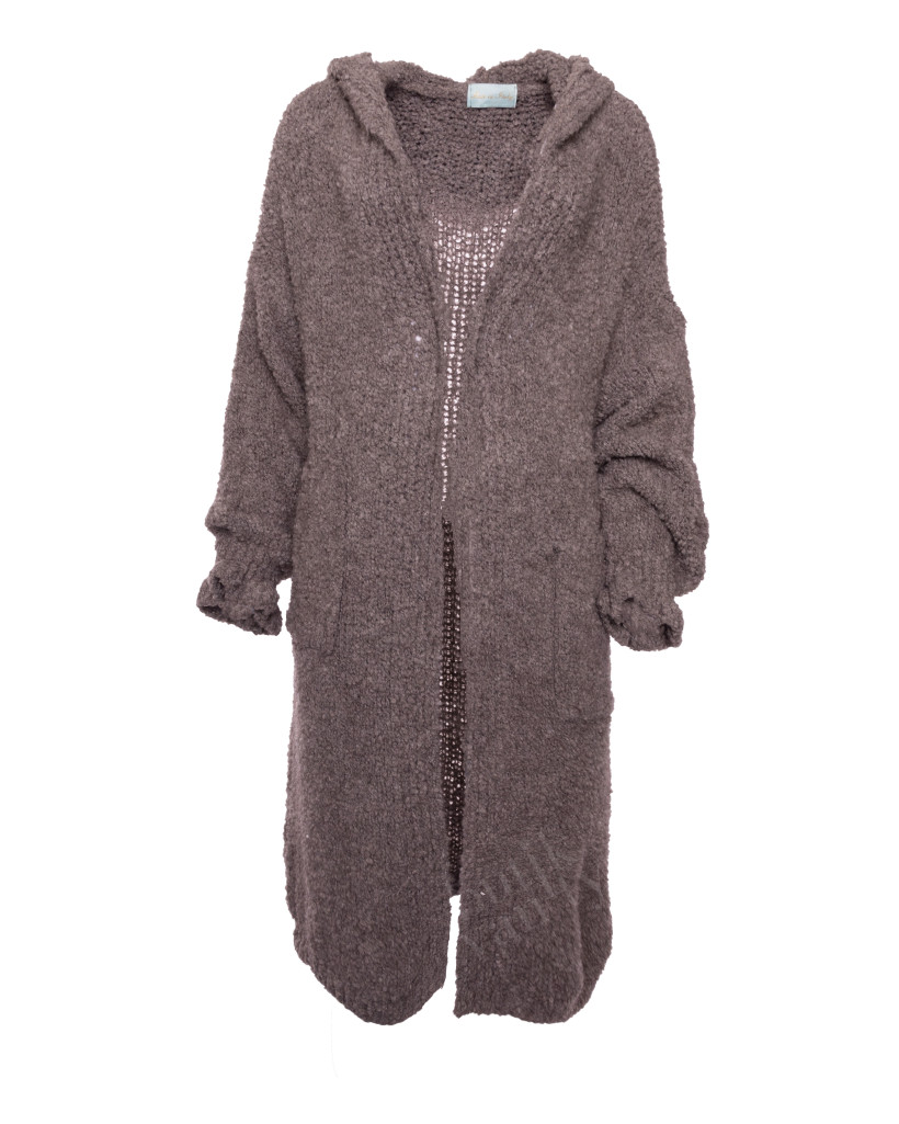 SWETER NARZUCANY Z KAPTUREM FANGO A0217F