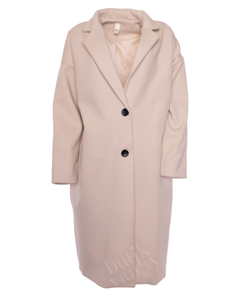 PŁASZCZ KLASYCZNY JODEŁKA BEŻ 7298JT