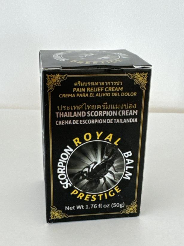 Thajská škorpionová masť