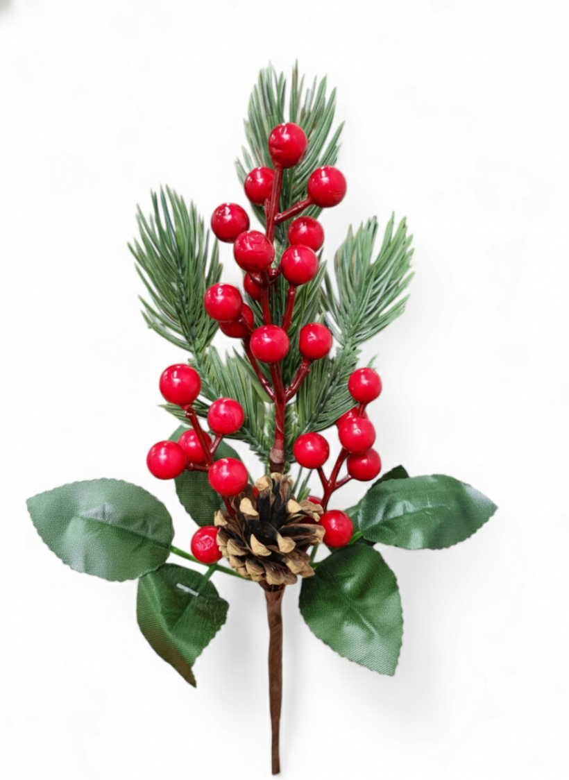 Gałązka bożonarodzeniowa 27cm PXH0009