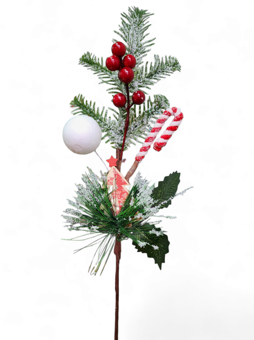 Gałązka bożonarodzeniowa 53cm PHX0049