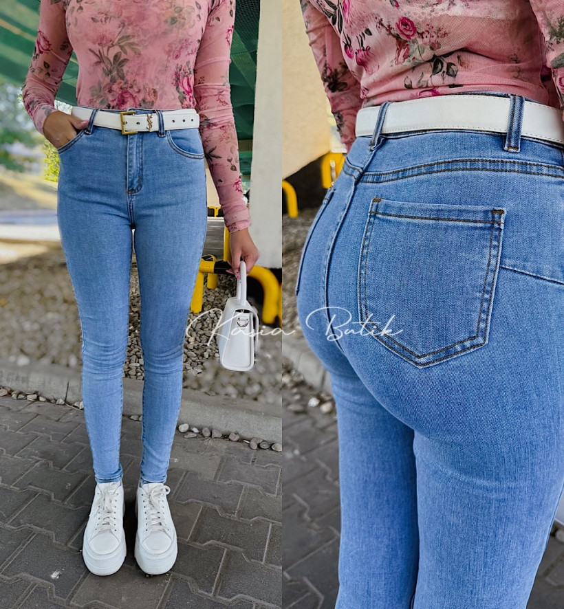 Jeansy Denim Fit Super Skinny Push Up