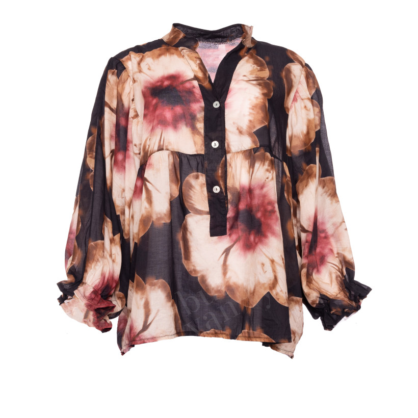 KOSZULA CZARNA WZORY 2431B