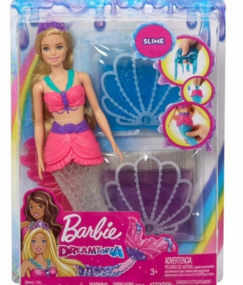 Barbie Dreamtopia Slime Lalka syrenka