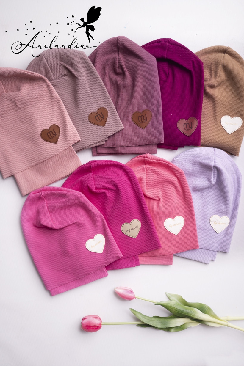 Komplet z kominem dla dziewczynki By Mimi na surowo