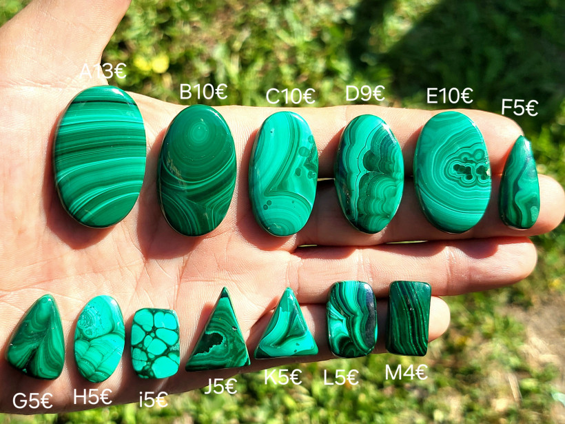 Cabochon Malachite 