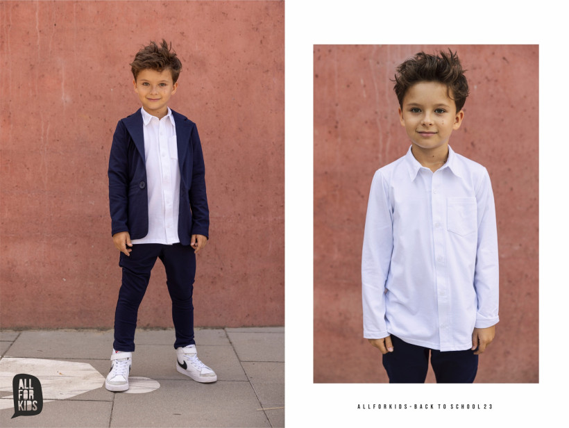 Koszula biała chłopiec All For Kids