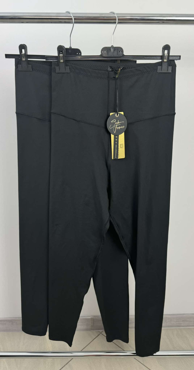 Legginsy Premium rozm.2 - Sasha Ferrano - 6548 - czarne
