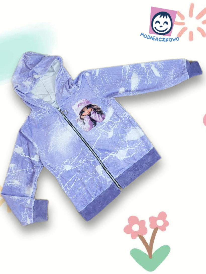 Welur Bluza Laleczka 