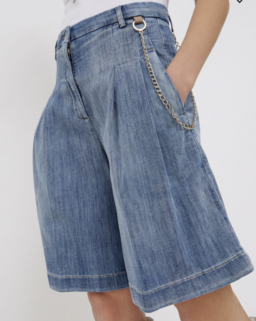 Szorty Liu Jo Eco-friendly denim bermuda 