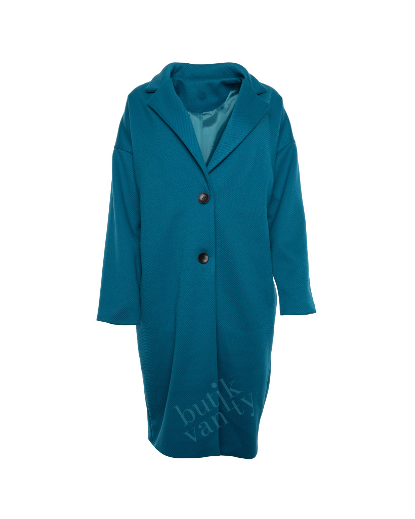 PŁASZCZ KLASYCZNY JODEŁKA MORSKI 7298JM