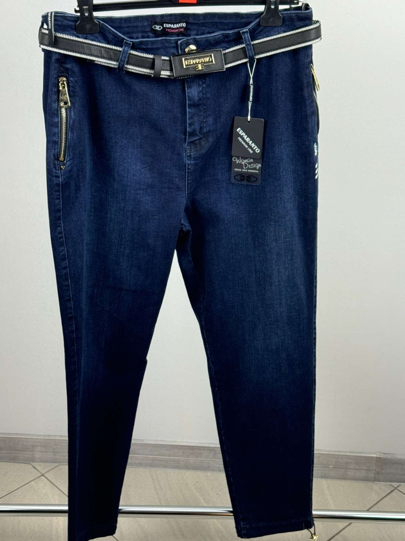 Spodnie jeansowe rozm. 48 esperanto - granatowe - 0363 - promocja