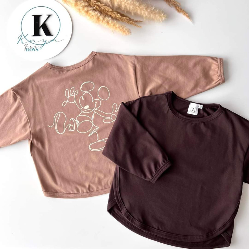 Bluzeczka Over Size czekolada Kaya