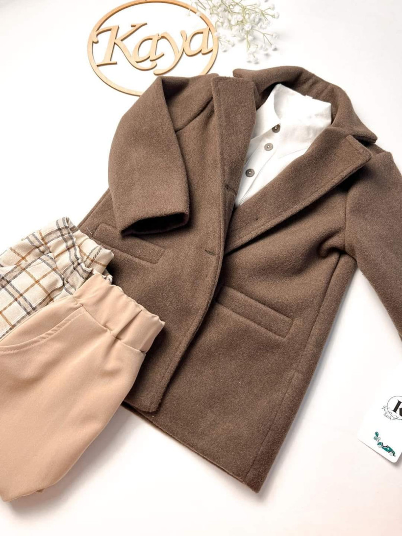 Płaszczyk czekolada od Kaya