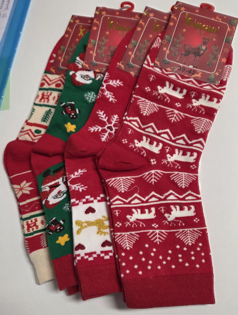 Skarpetki świąteczne damskie Xintao