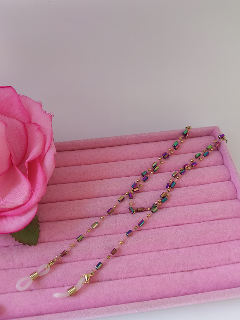 Łańcuszek do okularów holo