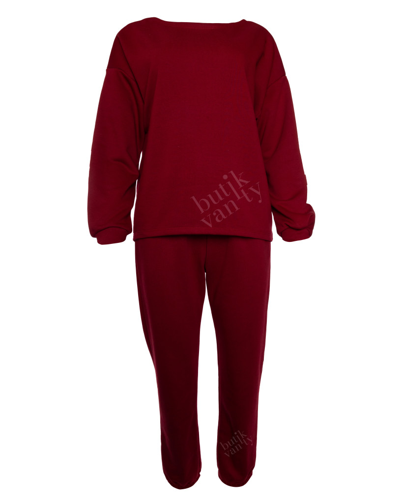 KOMPLET DRESOWY AZARA BORDO R9729+R9182R