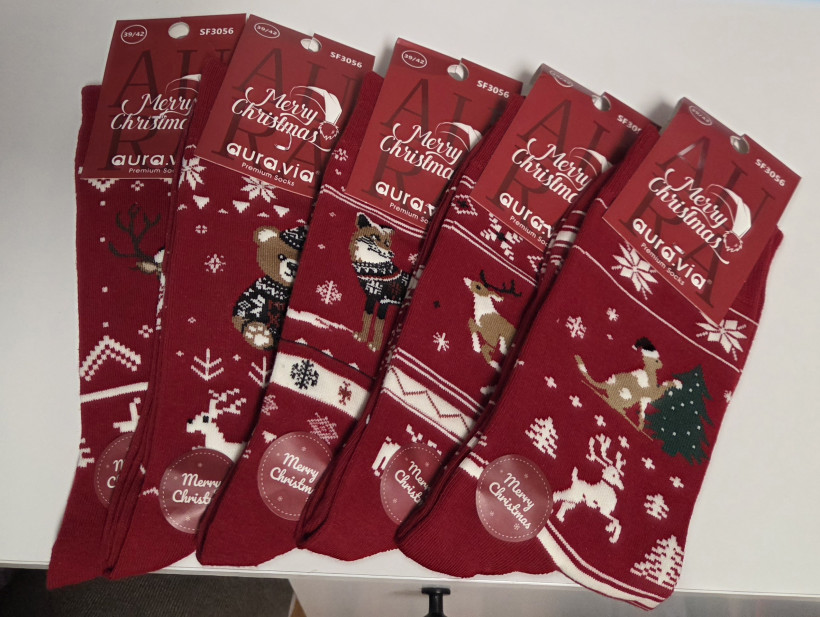 Skarpetki świąteczne męskie Auravia