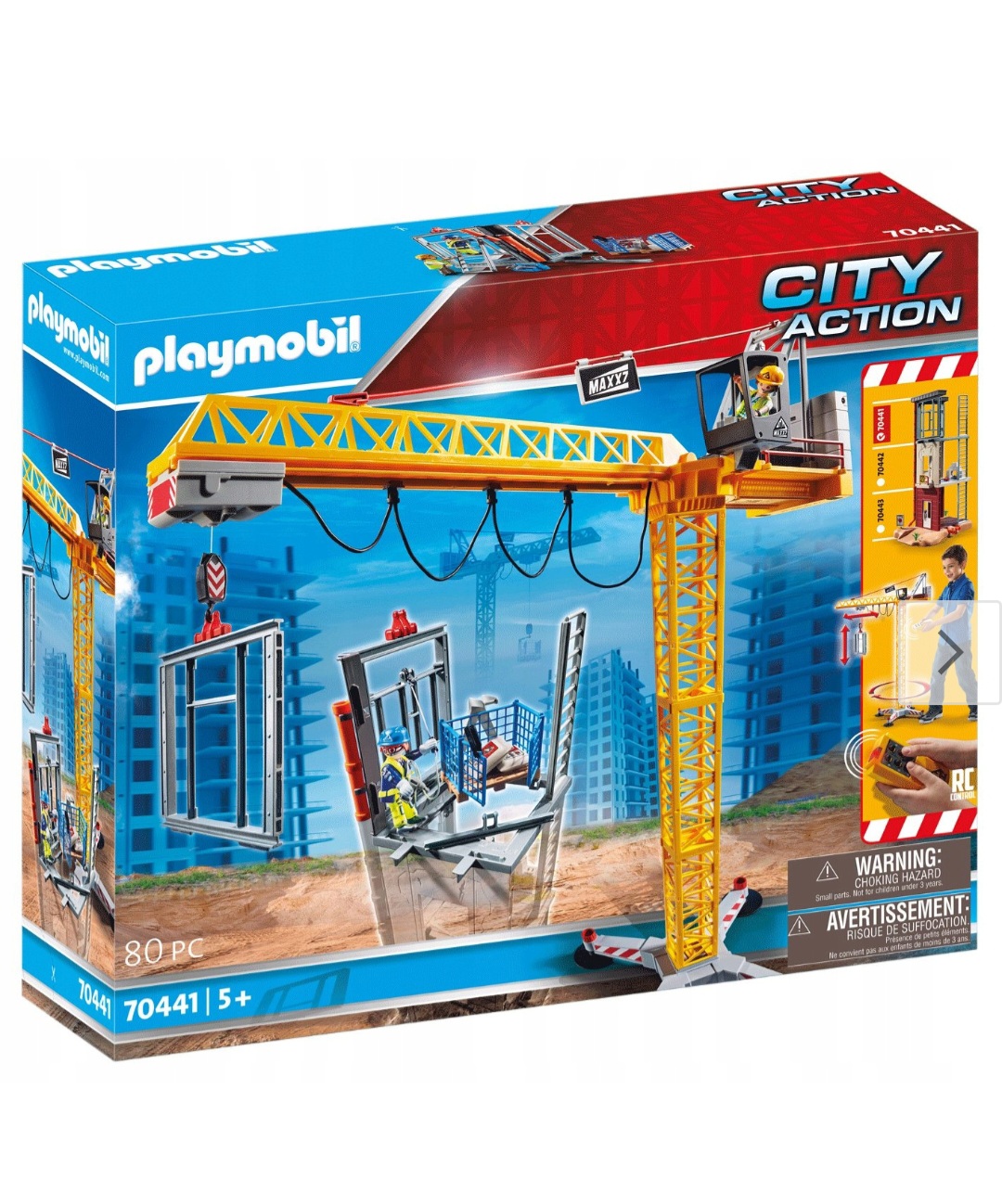 Playmobil City Action Zdalnie sterowany żuraw