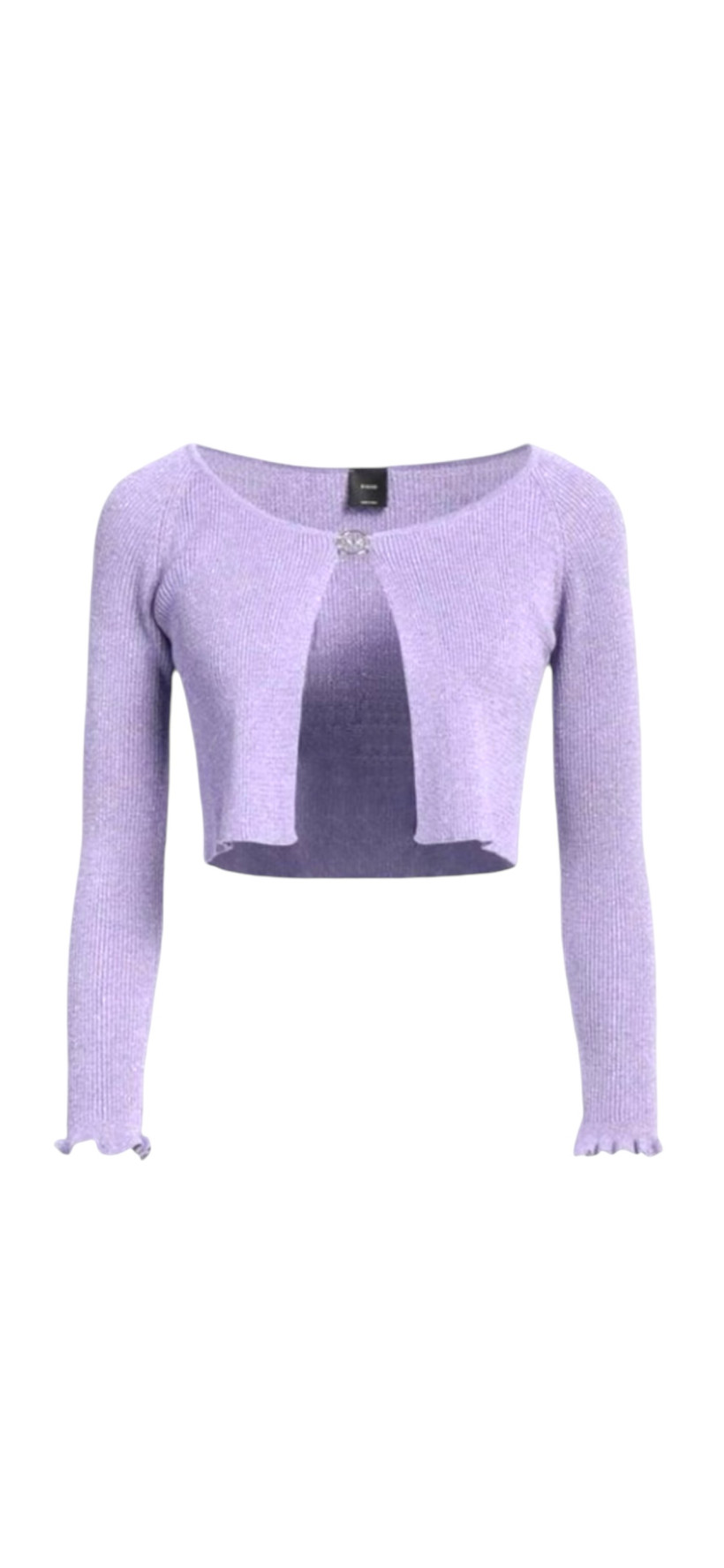 Bolerko Pinko sweterkowe Y48 Purple fiolet