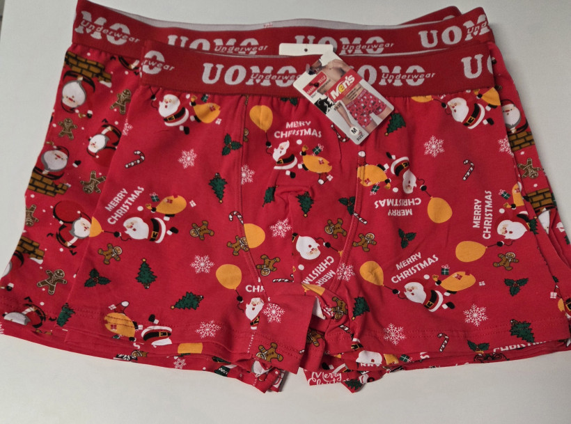 Bokserki świąteczne męskie