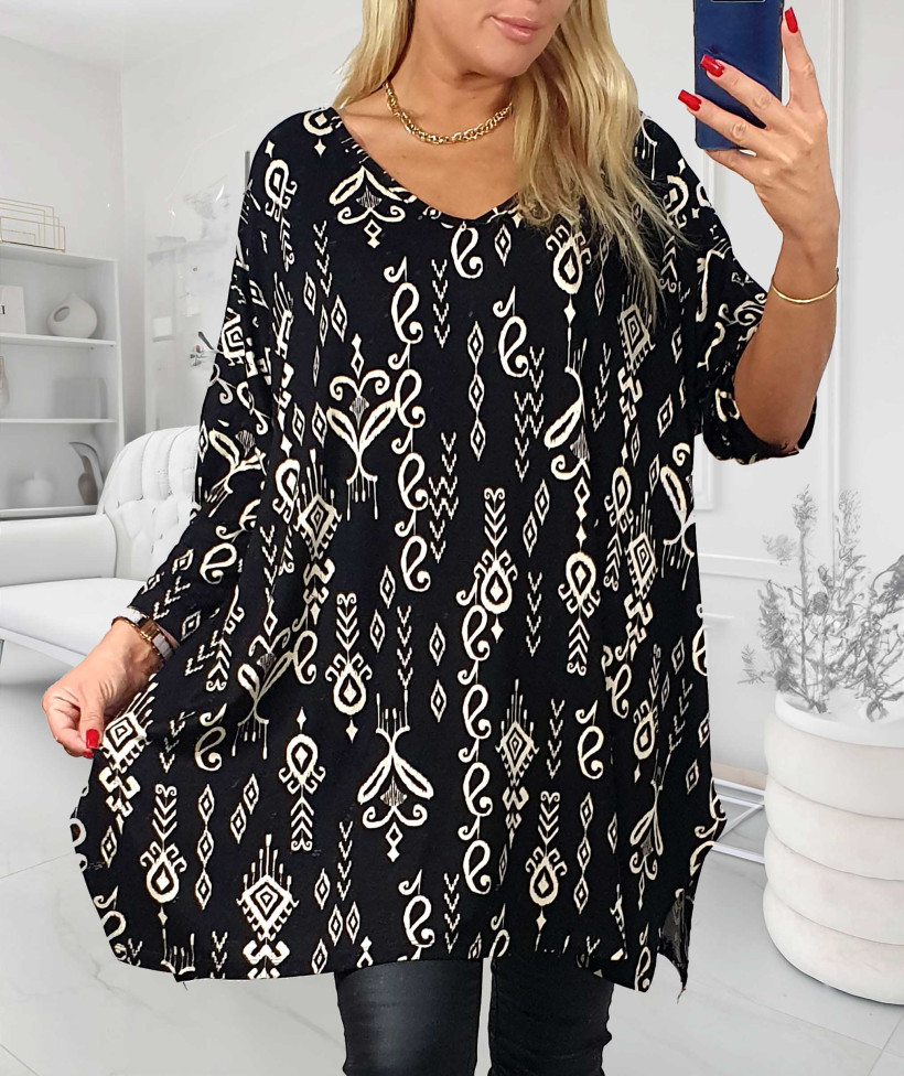 Tunika Plus Size NINA ESY FLORESY