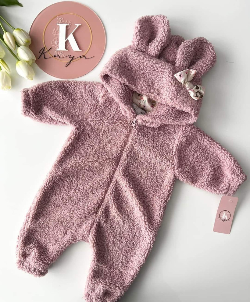 Kombinezon baranek róż Kaya