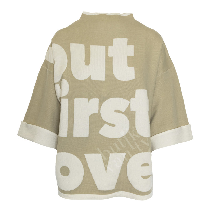 PÓŁGOLF NAPISY KHAKI R.S/M FF05191K
