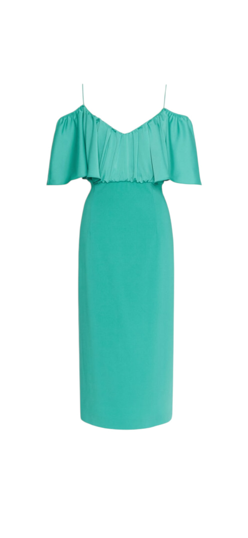 Sukienka LA CARLOTA ABITO 100034 A0GI ENVER SATINCREPE IT 40