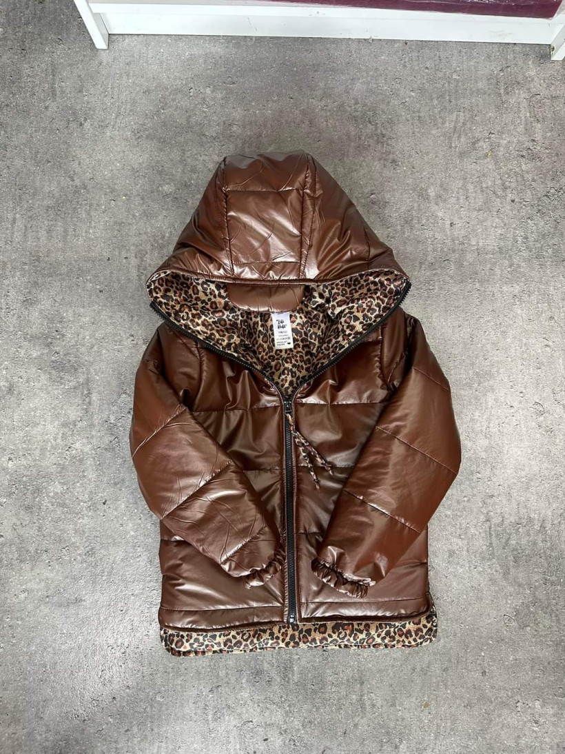 KURTKA PIKOWANA CZEKOLADA LILI KIDS