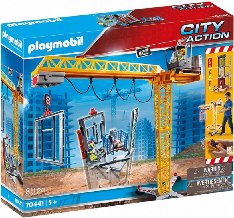 Playmobil City Action 70441 Zdalnie sterowany żuraw