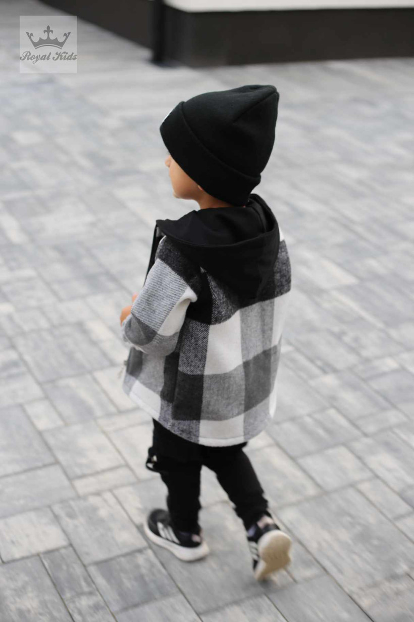 KOSZULO-BLUZA ROYAL KIDS KRATA CZARNA DUŻA