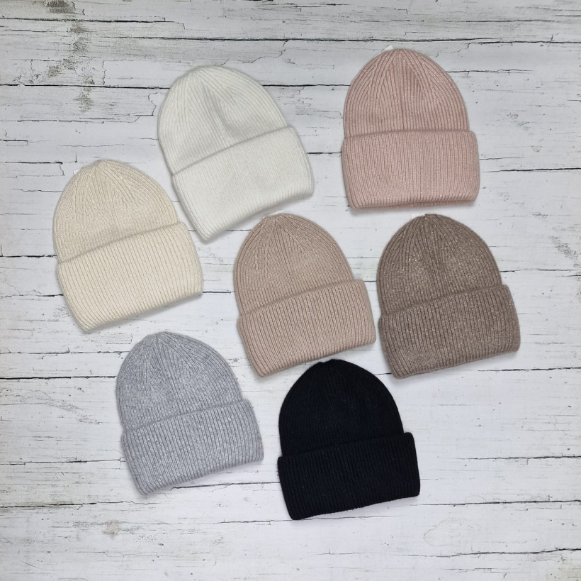 Czapka odwijana ANGORA