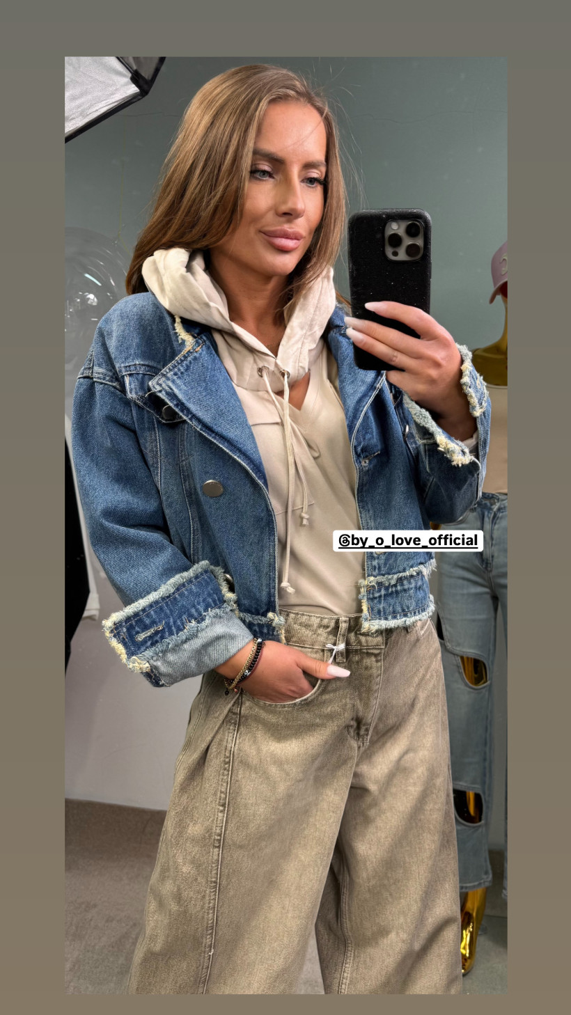 Katana Jeans Niebieska Italy kurtka