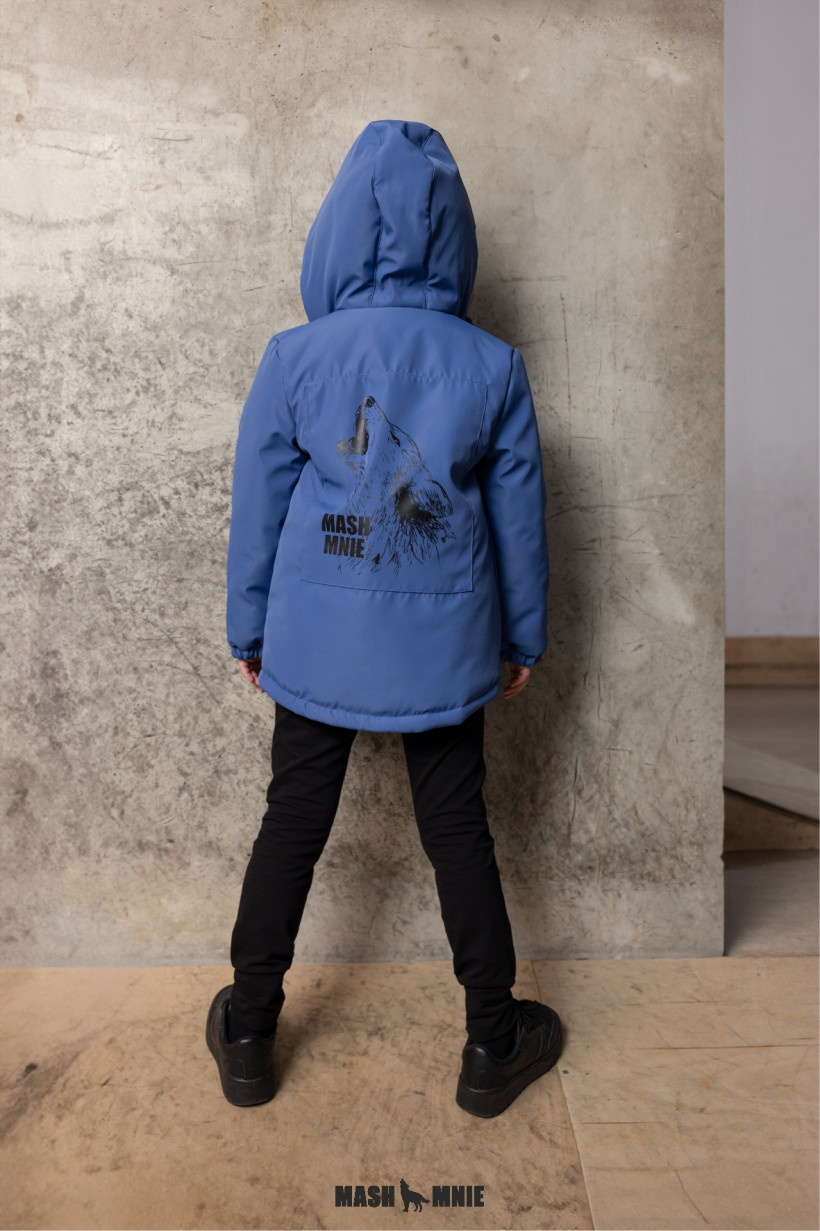 KURTKA ZIMOWA NIEBIESKA MASH MNIE